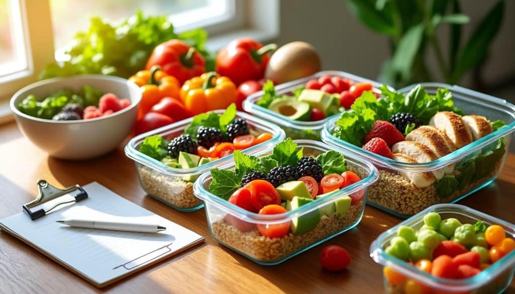 découvrez comment organiser vos repas sains avec nos conseils pratiques pour les courses, les listes indispensables et le choix des contenants adaptés au meal prep.