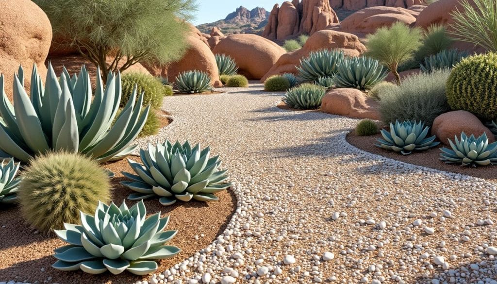 apprenez à créer un jardin de graviers sans arrosage, esthétique et écologique, facile à entretenir toute l'année.