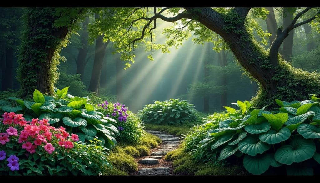 découvrez les meilleures espèces de plantes qui s'épanouissent à l'ombre et apprenez à jardiner avec succès sans exposition directe au soleil.