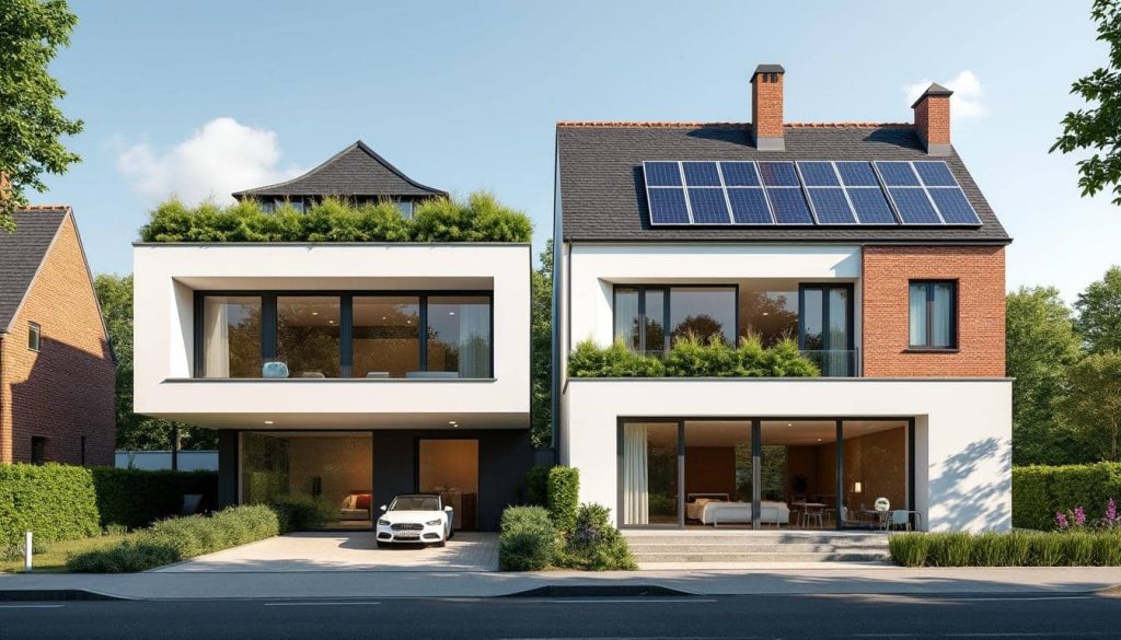 découvrez comment une maison passive réduit sa consommation d'énergie de 90% par rapport à une maison classique grâce à une conception écologique et des matériaux performants.