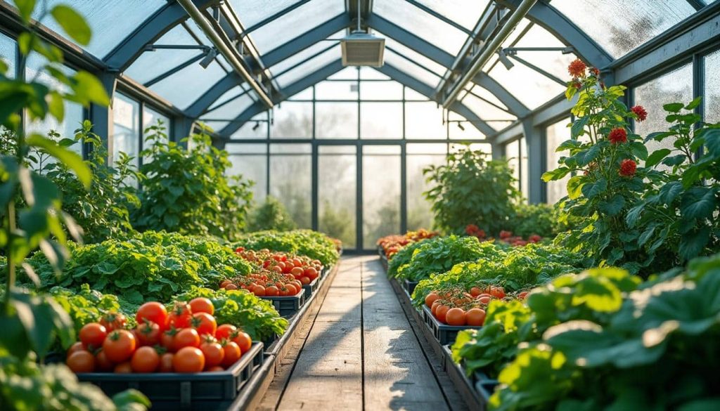 découvrez comment la serre bioclimatique permet de prolonger la période de récolte des légumes en optimisant les conditions de culture tout au long de l'année.