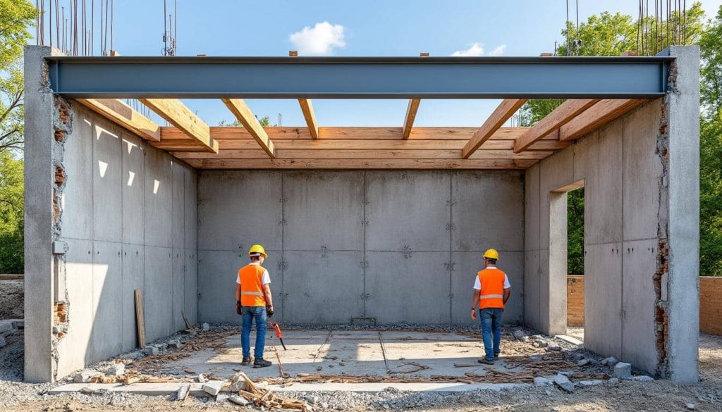 découvrez pourquoi l'ouverture d'un mur porteur nécessite l'installation d'une poutre ipn pour garantir la sécurité et la solidité de votre construction.