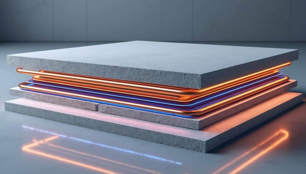 découvrez comment la dalle active utilise le béton pour stocker efficacement l'énergie thermique, optimisant ainsi le confort et la performance énergétique des bâtiments.