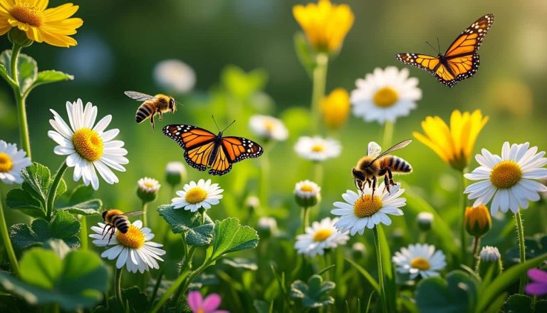 découvrez comment une pelouse fleurie favorise la biodiversité en attirant et protégeant les insectes pollinisateurs essentiels à l'équilibre écologique.