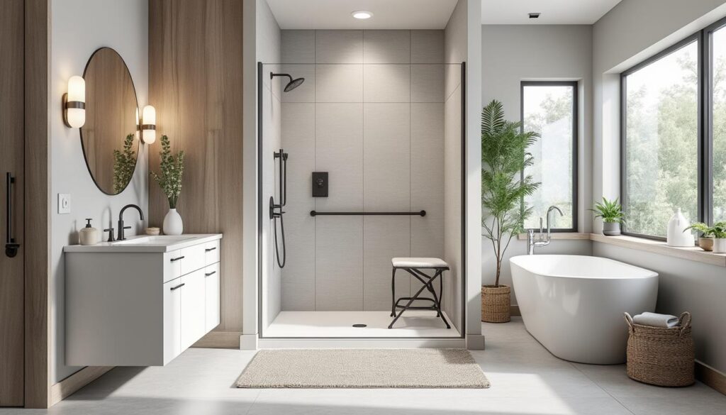 découvrez comment la rénovation de salle de bains permet de remplacer la baignoire par une douche adaptée aux seniors, alliant confort, sécurité et modernité.