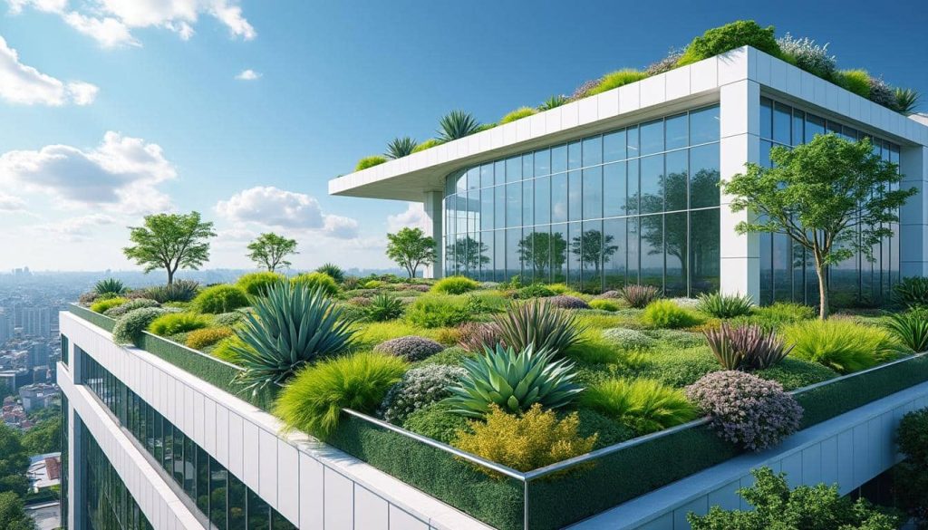 découvrez comment la toiture végétalisée améliore l'inertie thermique du bâtiment en régulant la température intérieure, réduisant ainsi les besoins en chauffage et climatisation.