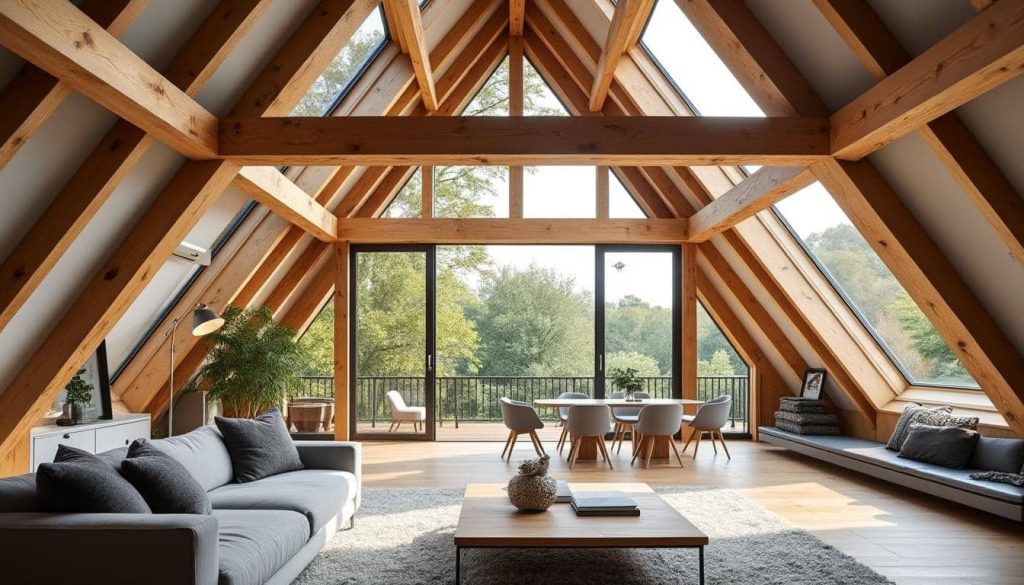 découvrez comment l'aménagement de combles permet de gagner une surface habitable supplémentaire sans avoir à agrandir votre maison, optimisant ainsi l'espace existant avec élégance et fonctionnalité.