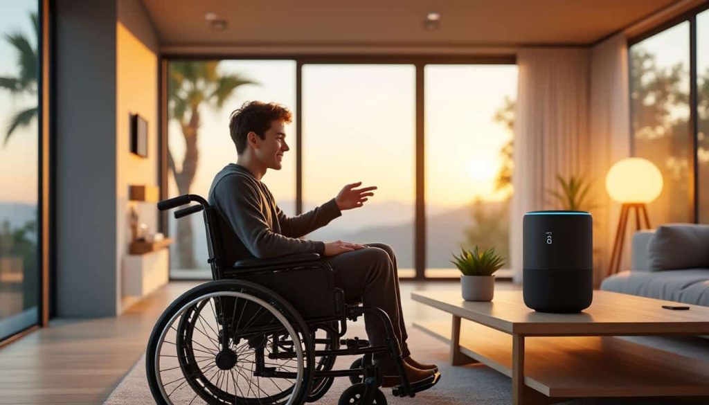 découvrez comment l'assistant vocal facilite le quotidien des personnes à mobilité réduite en offrant une aide pratique et accessible pour leurs tâches quotidiennes.