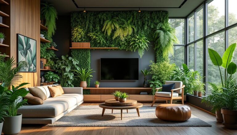 découvrez comment le design biophilique intègre les plantes vertes au cœur de l'aménagement intérieur pour créer des espaces vivants, apaisants et en harmonie avec la nature.