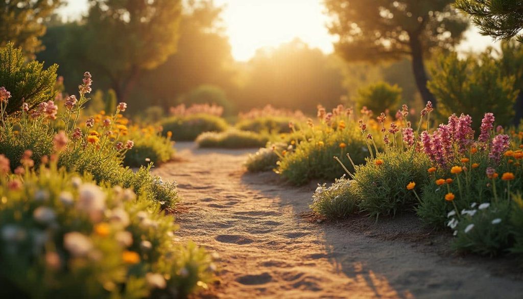 découvrez comment un jardin sec peut prospérer et résister efficacement aux canicules estivales intenses tout en nécessitant peu d'entretien et d'eau.