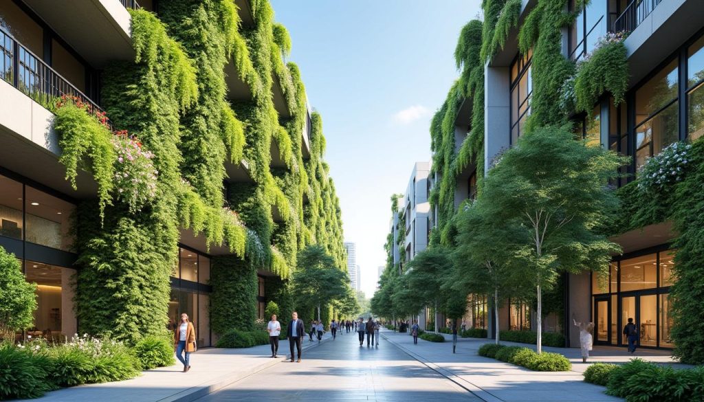 découvrez comment le jardin vertical apporte fraîcheur et esthétique aux façades des maisons en milieu urbain, améliorant ainsi le confort et l'environnement.