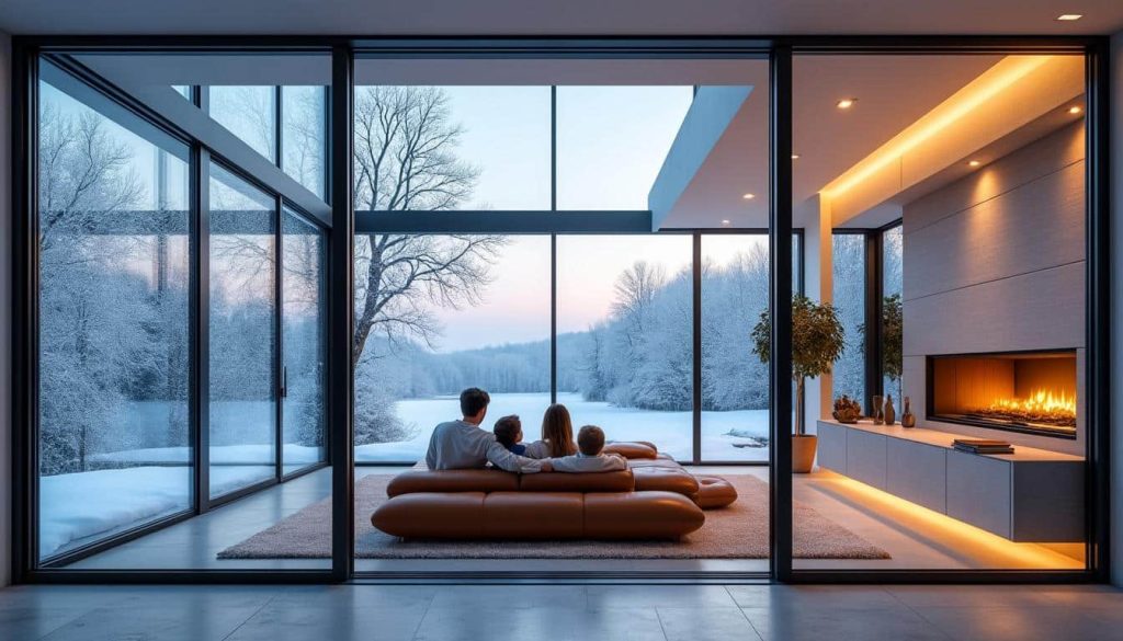 le remplacement de fenêtres assure une meilleure isolation thermique, offrant aux résidents un confort optimal tout au long de l'année.