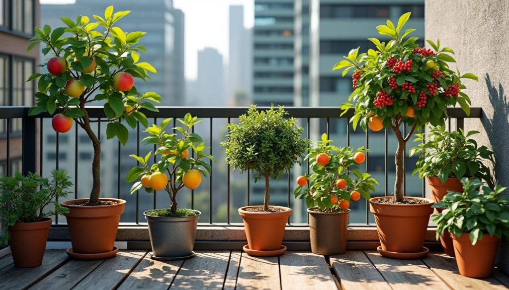 découvrez comment les arbres fruitiers nains s'adaptent parfaitement aux balcons urbains, offrant une solution pratique et esthétique pour cultiver vos propres fruits même en ville.