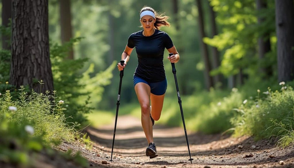 découvrez comment la marche nordique engage tous les muscles du corps, améliorant votre forme physique et votre bien-être général.