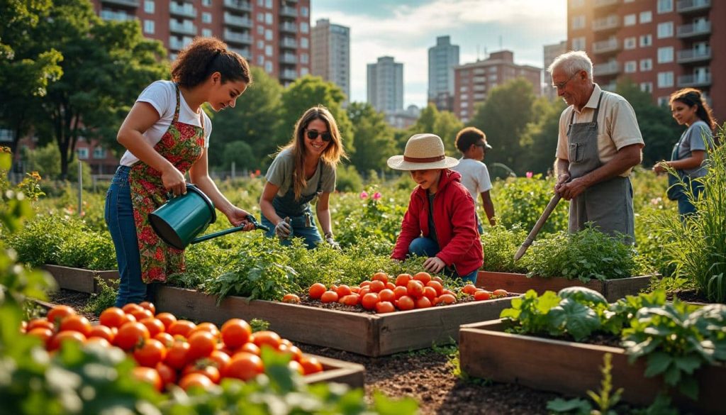 découvrez comment le jardinage urbain collectif favorise la solidarité et crée des liens forts entre voisins dans les espaces de la ville.