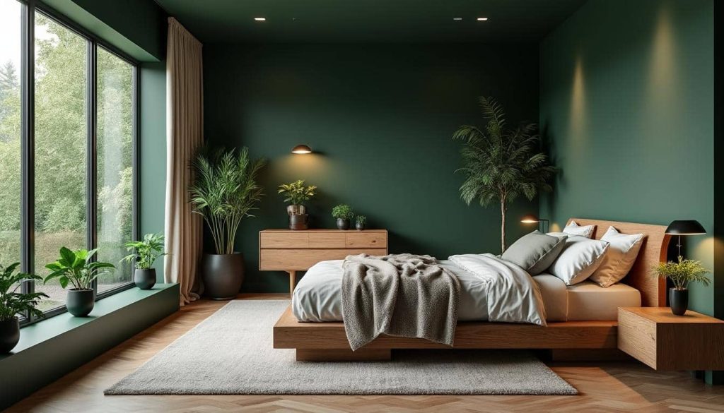 découvrez comment le vert forêt transforme votre suite parentale en un havre de paix et de relaxation, offrant une immersion naturelle et apaisante.