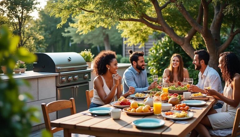 découvrez comment la cuisine d'été transforme vos repas en moments conviviaux en plein air, alliant plaisir de cuisiner et convivialité sous le soleil.