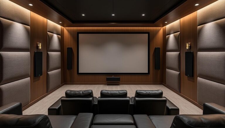 découvrez comment le home cinéma intègre l'acoustique directement dans la structure de la pièce pour une expérience sonore optimale et immersive.