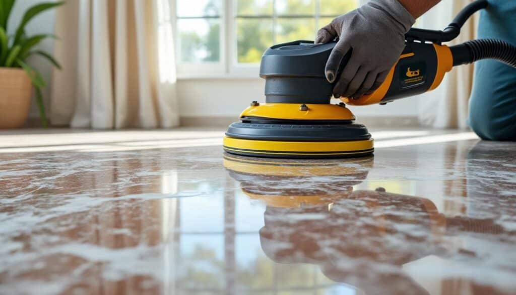 découvrez comment le ponçage de marbre redonne éclat et brillance aux sols anciens, revitalisant ainsi vos revêtements pour un rendu élégant et durable.