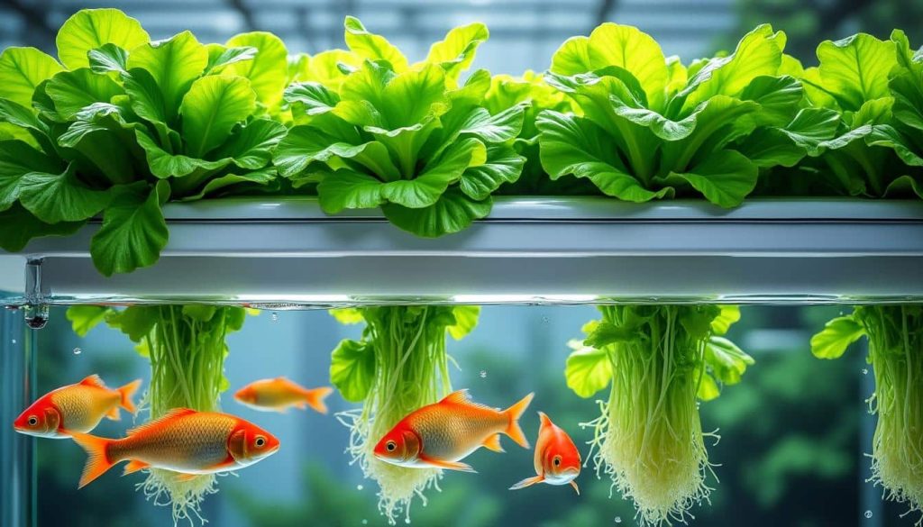 découvrez comment le système d'aquaponie combine l'élevage durable de poissons et la culture naturelle de salades pour une agriculture innovante et écologique.