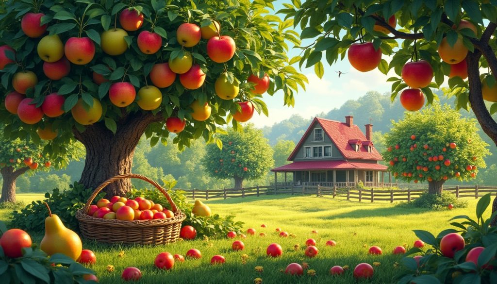 découvrez comment le verger familial assure une autosuffisance en fruits de saison, offrant fraîcheur, qualité et économie tout au long de l'année.