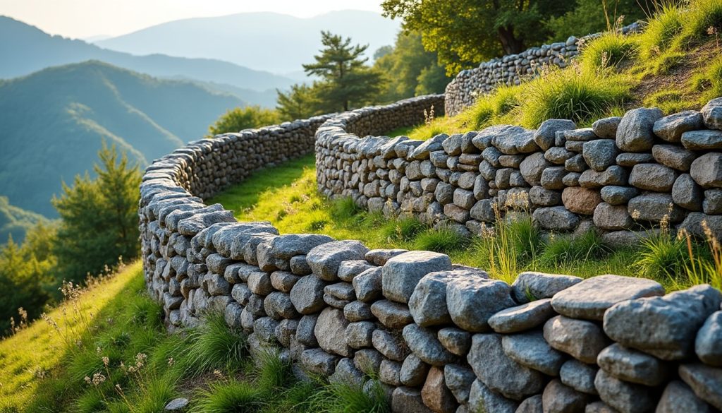 découvrez comment les murets en pierre sèche permettent de stabiliser efficacement les terrains en pente tout en valorisant le paysage naturel.
