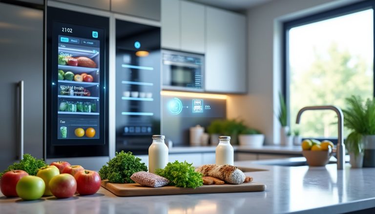 découvrez comment la domotique de cuisine surveille automatiquement la date de péremption des aliments pour mieux gérer vos stocks et éviter le gaspillage alimentaire.