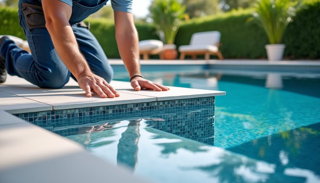 découvrez comment la pose de carrelage extérieur améliore la sécurité autour de votre piscine tout en valorisant votre espace extérieur.