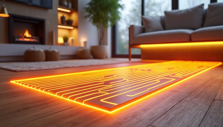 découvrez comment le plancher chauffant garantit une répartition homogène de la chaleur pour un confort thermique optimal dans toute votre habitation.