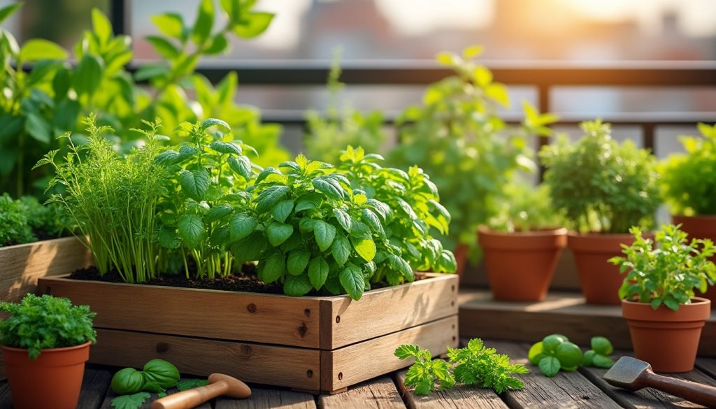 découvrez comment cultiver un potager de balcon pour avoir des herbes fraîches à portée de main, idéal pour les cuisiniers urbains soucieux de fraîcheur et de saveur.