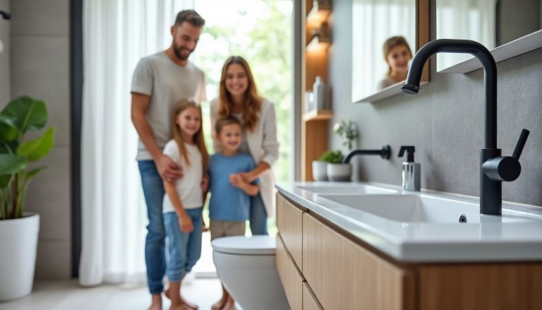 découvrez comment le remplacement de sanitaires permet à une famille de réduire sa consommation d'eau et de contribuer à la préservation de l'environnement tout en réalisant des économies.