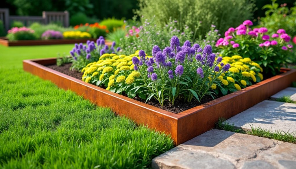 découvrez comment les bordures en acier corten délimitent avec élégance et durabilité vos espaces paysagers, apportant style et structure à votre jardin.