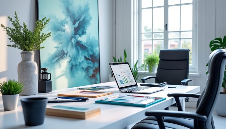 découvrez comment les couleurs froides stimulent la concentration et améliorent la créativité dans vos espaces de travail.