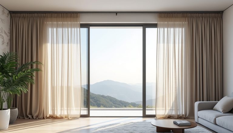 découvrez comment choisir le rideau idéal pour votre baie vitrée : conseils sur les dimensions, les types de rails et le tombé pour une décoration parfaite.