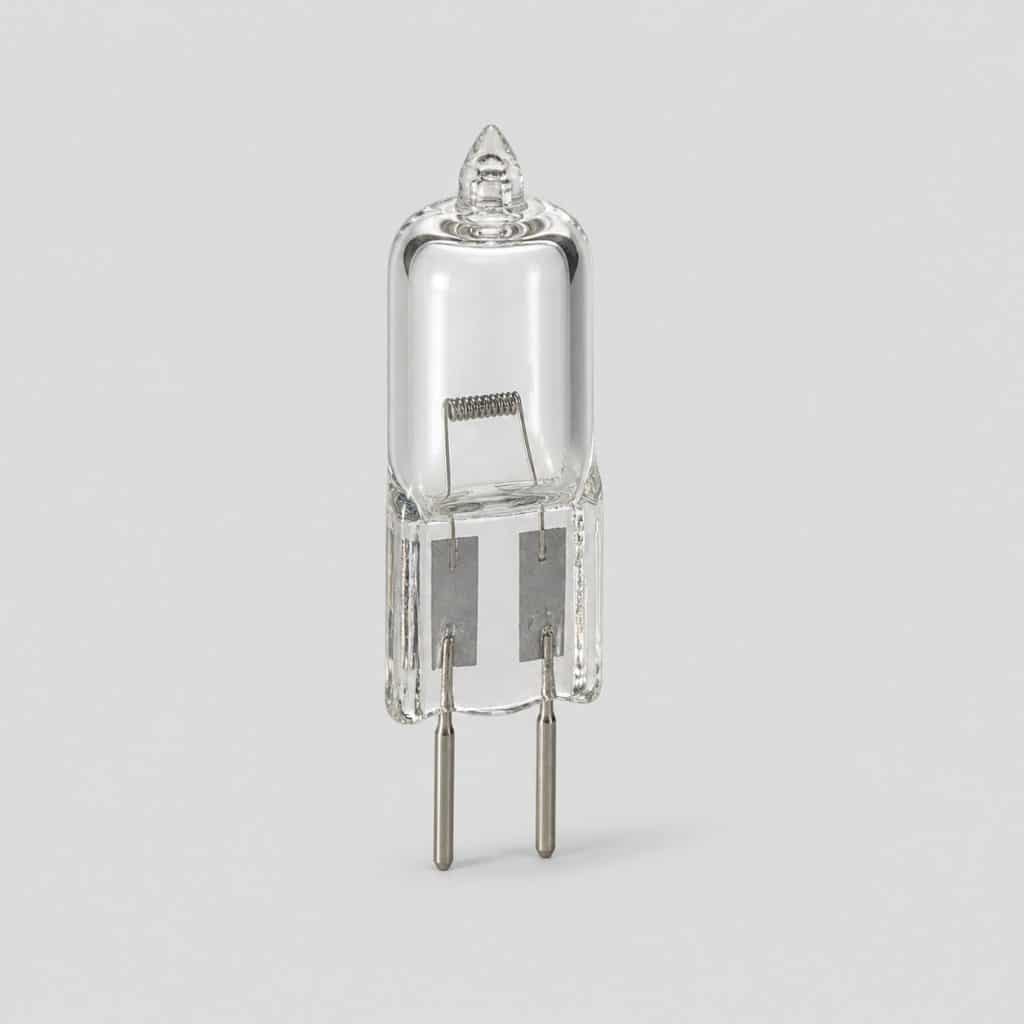 Ampoule G4 pour hotte aspirante sur fond neutre