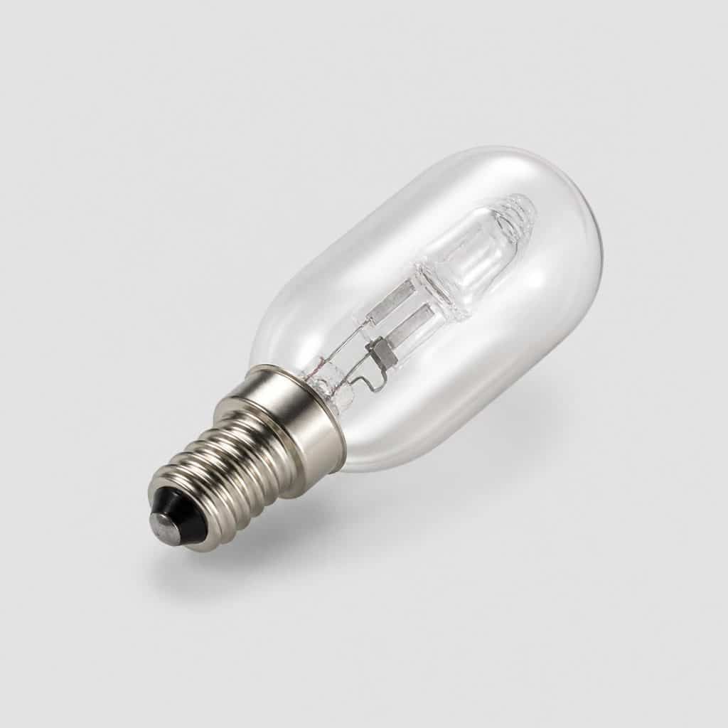 Ampoule à culot standard pour hotte sur fond neutre