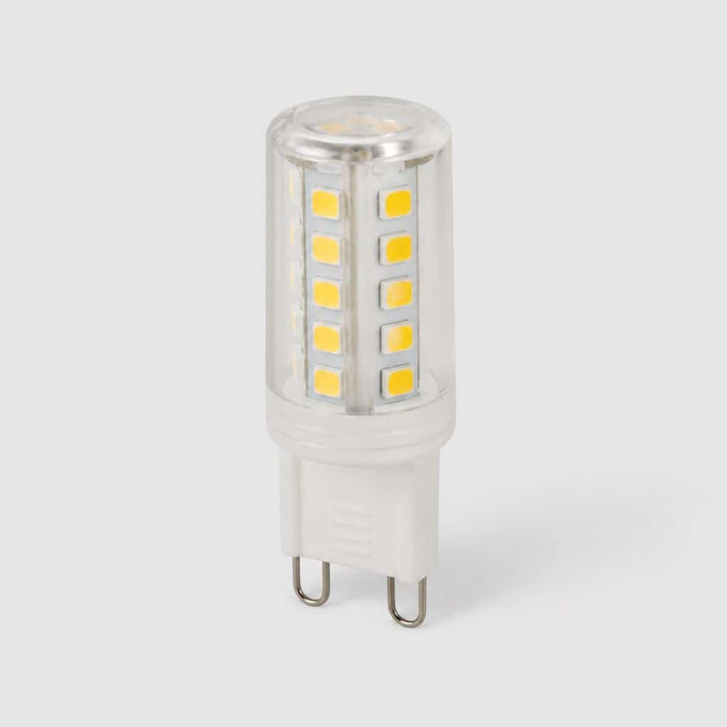Ampoule pour hotte de cuisine sur fond neutre