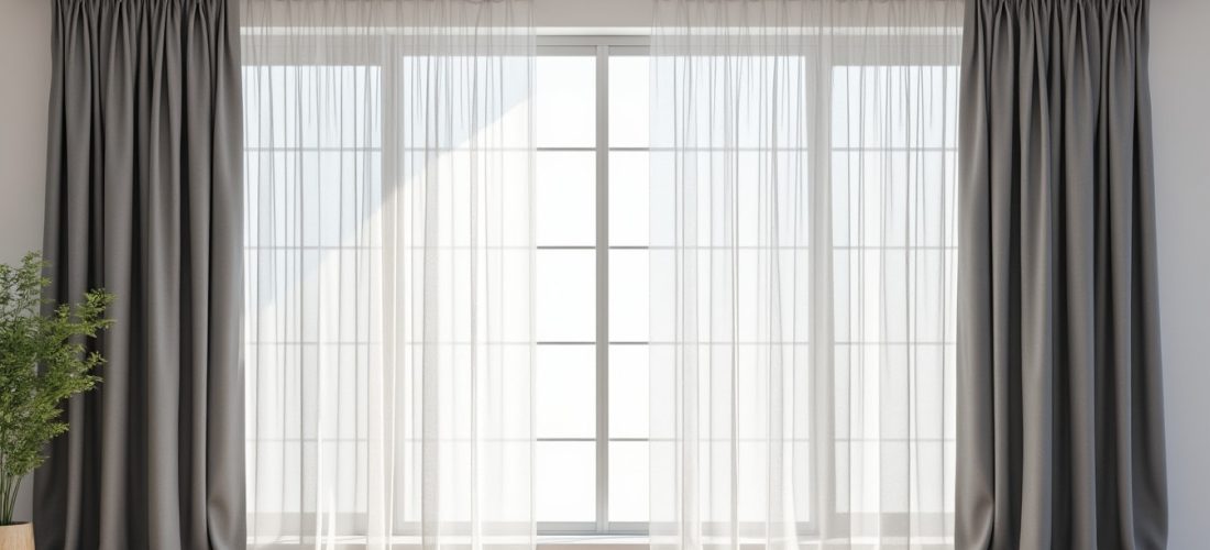 découvrez notre double tringle à rideaux, idéale pour associer voilage et rideau occultant sur un seul support, alliant praticité et élégance pour votre intérieur.