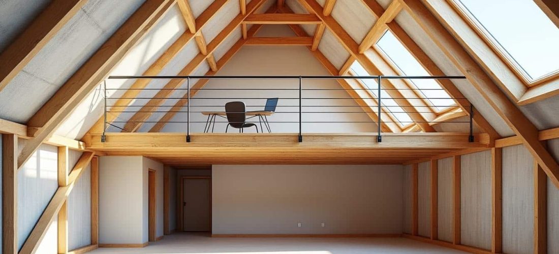 découvrez comment la création d'une mezzanine permet d'exploiter la hauteur perdue sous le toit pour maximiser l'espace habitable de votre intérieur.
