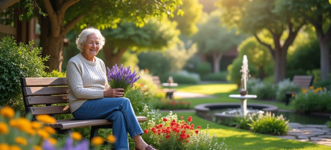 découvrez comment le jardin thérapeutique aide à réduire l'anxiété chez les personnes âgées en offrant un espace apaisant et stimulant pour leur bien-être mental.