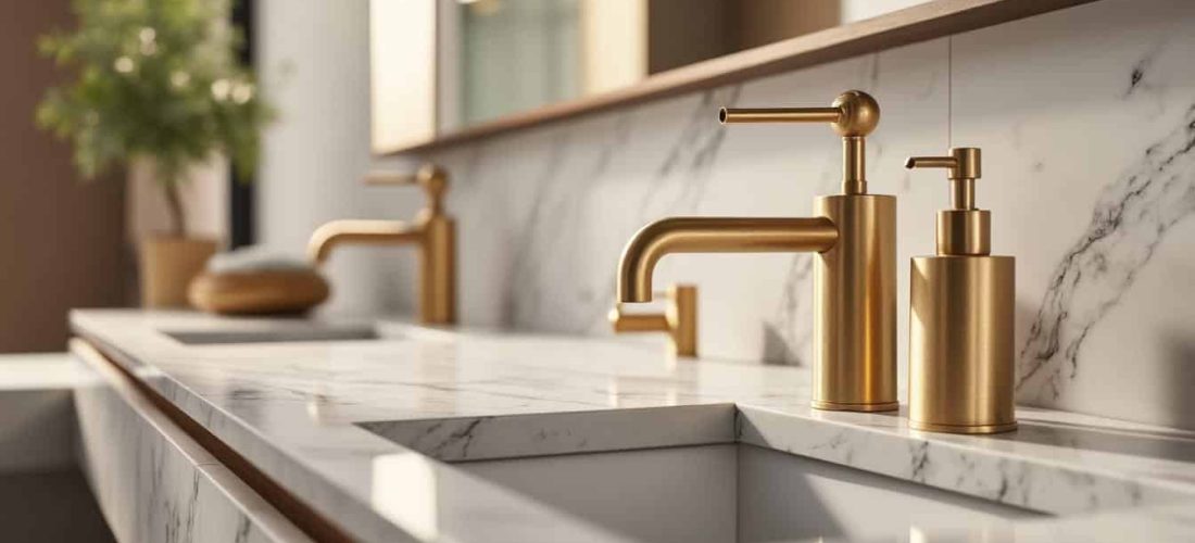 découvrez comment le laiton brossé apporte élégance et luminosité aux accessoires de salle de bains haut de gamme, alliant style raffiné et qualité durable.