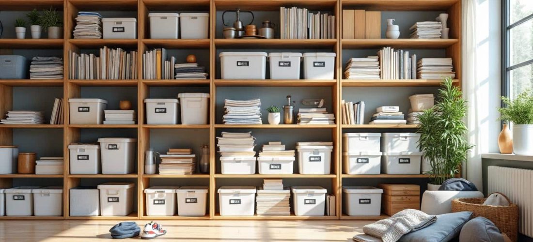 découvrez comment le rangement par catégories permet d'éviter l'accumulation d'objets inutiles et d'organiser efficacement votre espace.