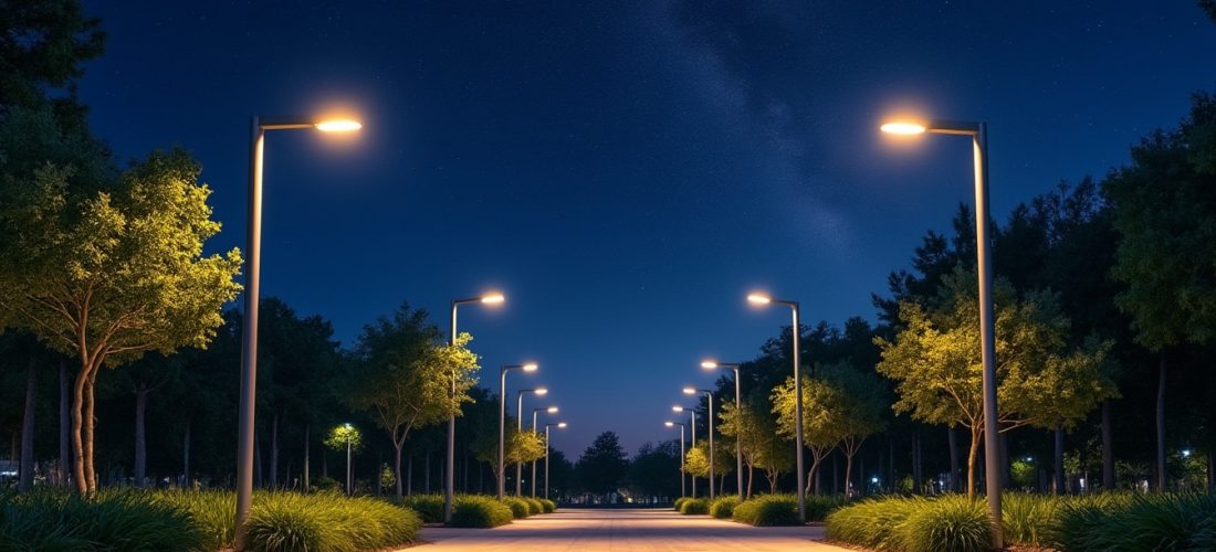 découvrez comment l'éclairage extérieur intelligent contribue à réduire la pollution lumineuse nocturne tout en améliorant la sécurité et l'efficacité énergétique.