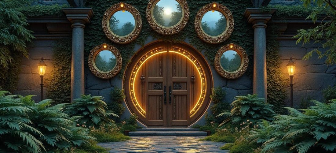découvrez comment les miroirs de sorcière apportent une touche décorative unique à vos entrées, offrant une perspective panoramique qui embellit et agrandit vos espaces.