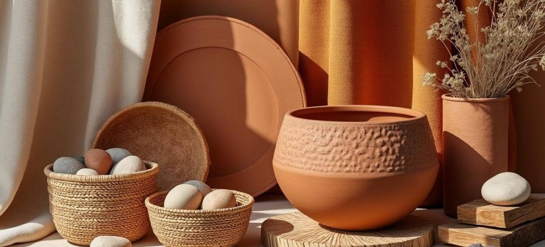 découvrez comment associer les teintes chaudes de la palette terracotta avec différents matériaux pour créer une ambiance harmonieuse et élégante dans votre intérieur.