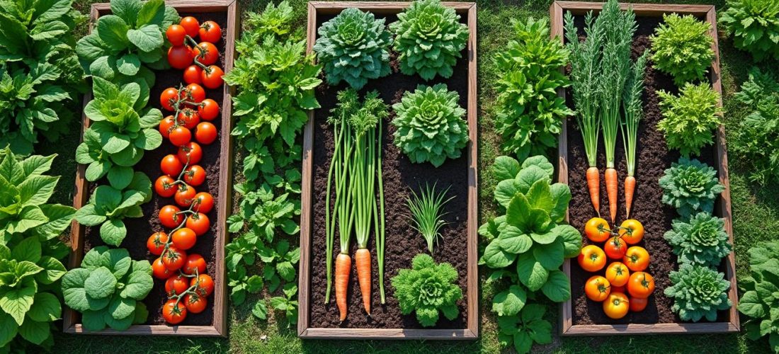 découvrez comment aménager un potager en carrés avec un plan type, les cultures adaptées et les rotations pour optimiser votre récolte toute l'année.